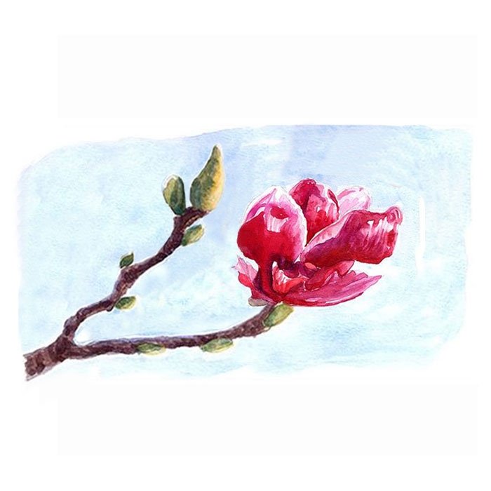 Nu Yu Flower Logo